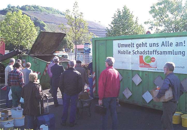 Alte Farben und sonstige Problemabfälle gehören zum Schadstoffmobil. Im Mai geht´s wieder los.Kreisverwaltung Ahrweiler