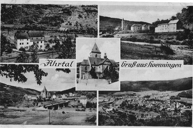 Alte Postkarte Hönningen