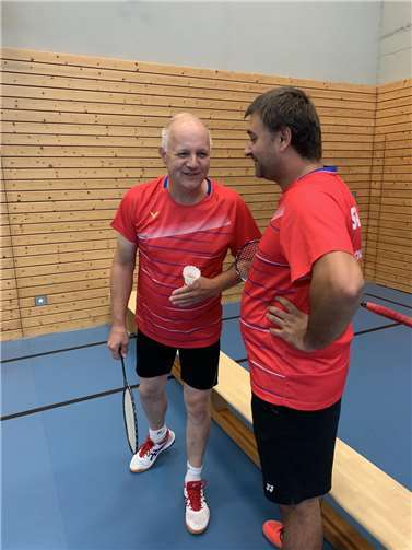 Alte Strategen Skender Bunjaku und Claus Schulte.Fotos: privat