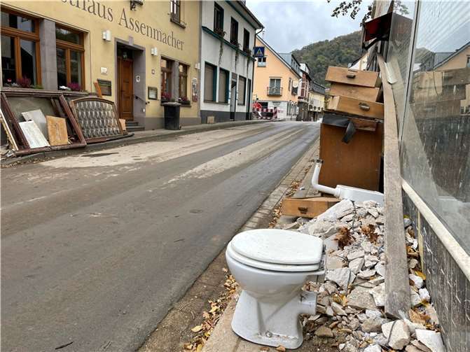 Altenahr im Herbst seit der Flut - was hat sich seither im Ort getan? Foto: ROB