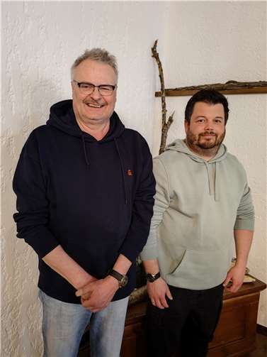 Alter (li.) und neuer Schriftführer: Alois Monreal und Marco Serger. Fotos: privat