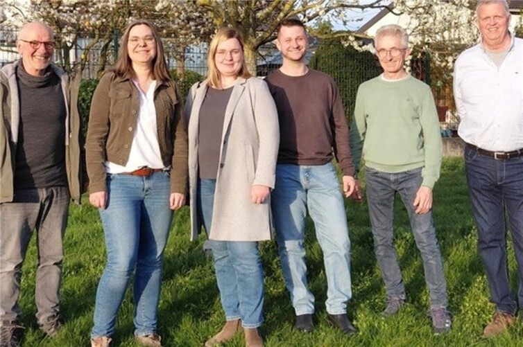 Alter und neuer Vorstand des KVV Thür (von links) Leo Oster, Marina Luxem, Laura Hemmersbach, Dean Hemmersbach, Johannes Schneider und Norbert Schumacher. 