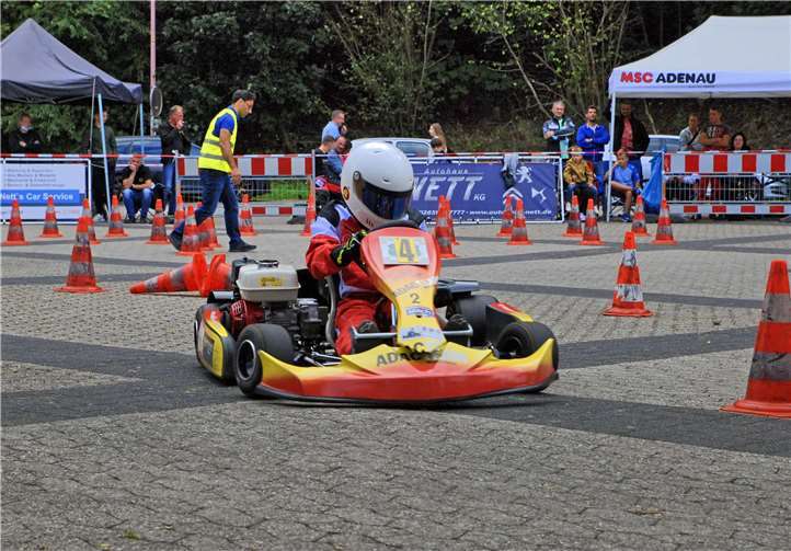 Altersklasse K4 - Platz 2 Maurizio Weishäupl (Lind) im Kart.