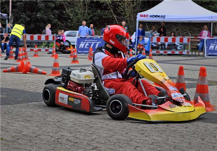 Altersklasse K4 - Platz 4 Jannis Hermann (Kelberg) im Kart.