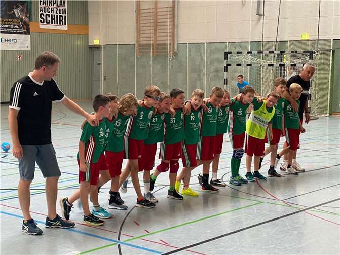 Altersunterschied spürbar, aber nicht entscheidend: Die jungen Spieler der E2-Jugend. Quelle: JSG Welling/Bassenheim