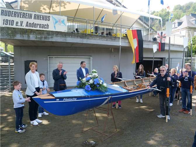 Am 1. Mai fand das traditionelle Anrudern mit anschließender Bootstaufe statt. Foto: privat
