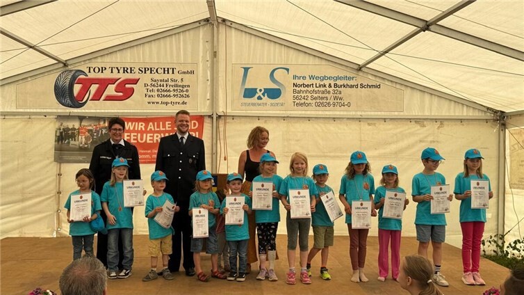 Am 1. Mai wurde in Freirachdorf die Kinderfeuerwehr gegründet.