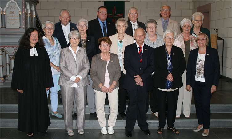 Am 1. September 2019 feierte der Konfirmationsjahrgang 1954 die Eiserne Konfirmation.