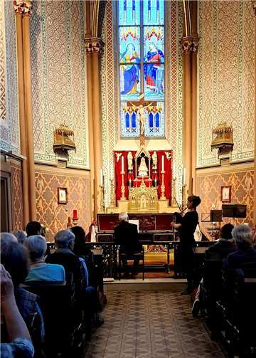 Am 14. Mai erklangen in der stimmungsvollen Schlosskapelle von Schloss Sayn selten gehörte Töne. Foto: privat