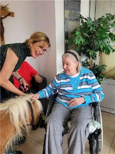 Am 2. Juli um 14.30 Uhr findet eine kostenfreie Veranstaltung mit Petra Haux-Sabel von den Ponyfreunden Andernach gemeinsam mit den beiden Therapieponys Sven und Olaf in der Außenanlage vor der Cafeteria des Seniorenzentrums Marienstift Andernach, Bürresheimer Gasse 12, 56626 Andernach, statt.  Foto: Kreisverwaltung MYK