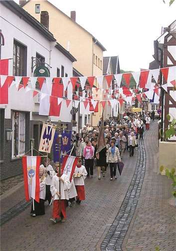 Am 2. Juni zieht die diesjährige Fronleichnamsprozession durch Oberbreisig. privat