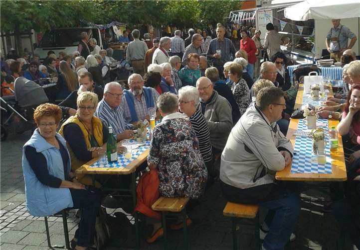 Am 20. September wird wieder Oktoberfest auf dem Bendorfer Wochenmarkt gefeiert.Fotos: privat