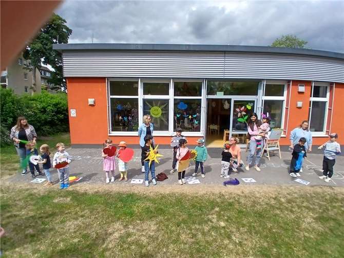 Am 23. Mai 2025 fand in der Bienengruppe ein Sonnenfest statt. Foto: privat