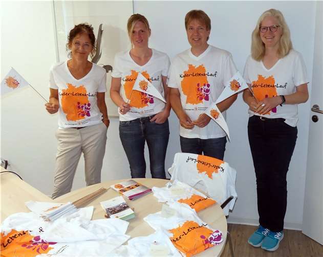 Am 23. und 24. Juli macht der bundesweite Kinder-Lebens-Lauf Station in Koblenz. Das hauptamtliche Team vom ambulanten Kinder- und Jugendhospiz Koblenz freut sich zusammen mit den Ehrenamtlichen über viele Unterstützer*innen bei dieser Mitmachaktion zur Stärkung betroffener Familien. Foto: Koblenzer Hospizverein e.V.