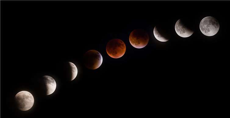 Am 27. Juli 2018 ereignet sich die längste totale Mondfinsternis des 21. Jahrhunderts. Foto: WetterOnline