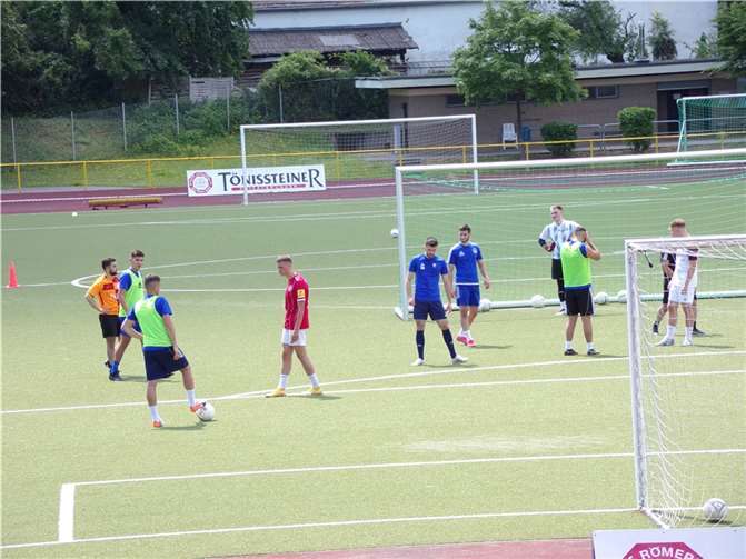 Am 3. Juli 2022 fand das erste Training der Herrenmannschaft in Bad Breisig statt. Foto: privat