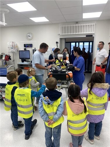 Am 30. September 2025 unternahmen die Vorschulkinder der Kita Vulkanhalle aus Kruft einen besonderen Ausflug. Foto: privat