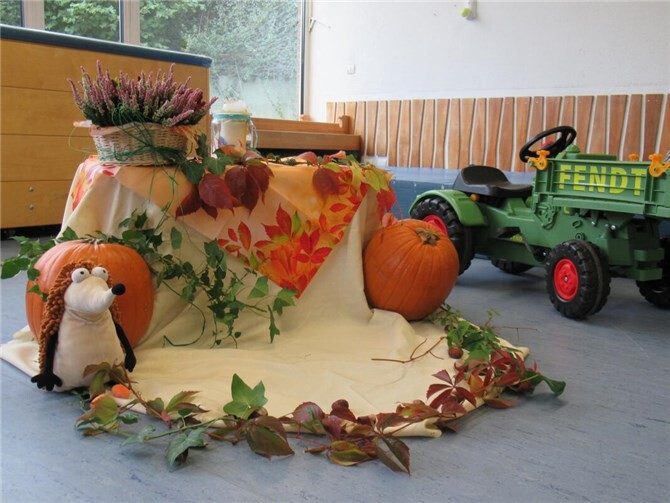 Am 30.09.25 feierte die kath. Kita St. Arnulfus Nickenich (in Trägerschaft der kath. KiTa GgmbH Koblenz) mit Kindern und ErzieherInnen ein fröhliches Erntedankfest. Foto: privat