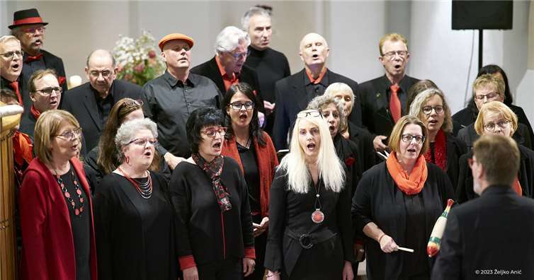 Am 4. Aril gibt das Vokalensemble Hammerstein ein Konzert in Rengsdorf.  Foto: Zeljko Anic