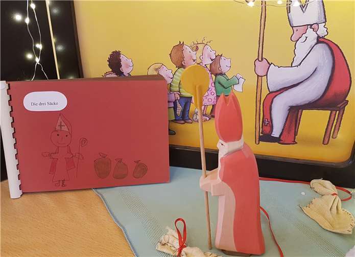 Am 6. Dezember feierten die Kinder natürlich auch Nikolaus.