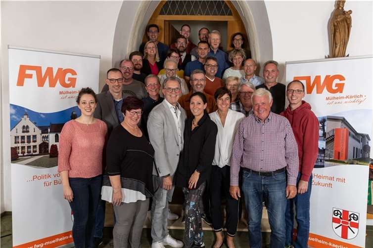 Am 6. Oktober 2023 wurde im Rahmen der Mitgliederversammlung der amtierende Stadtbürgermeister Gerd Harner als Bürgermeisterkandidat für die anstehende Kommunalwahl am 9. Juni 2024 durch die Mitglieder*innen der FWG Mülheim-Kärlich einstimmig gewählt. Foto: privat