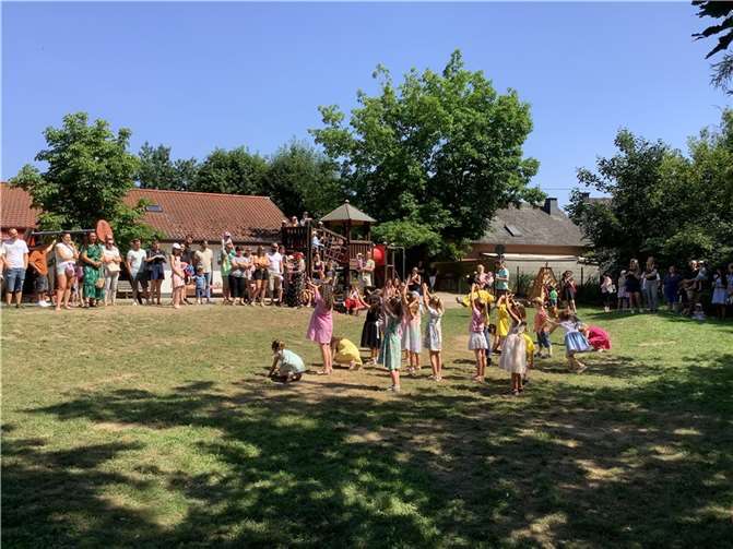 Am 7. Juli öffnete die Bewegungs-Kita St. Marien in Kruft ihre Türen für ein ausgelassenes Sommerfest.  Foto:privat