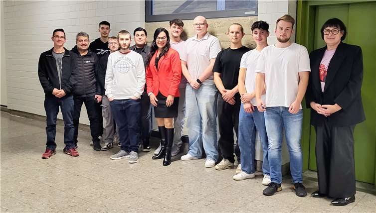 Am 7. Oktober 2024 besuchte die Landtagsabgeordnete Anette Moesta die August-Horch-Schule. Foto: privat