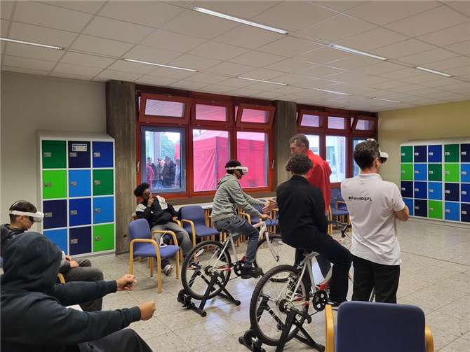 Am 9. und 10. September 2025 stand die August-Horch-Schule ganz im Zeichen der Verkehrssicherheit. Foto: privat