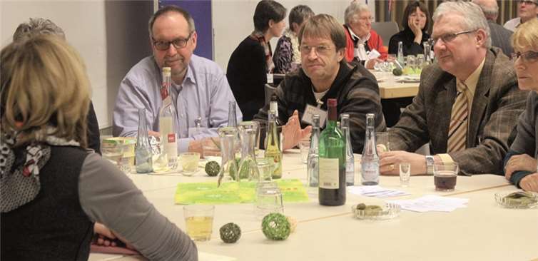 Am Abend der Begegnung wurde ausgiebig diskutiert. privat