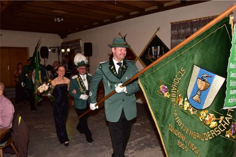 Am Abend luden die Koberner Schützen zum Ball. privat