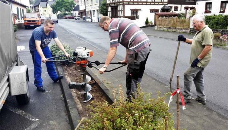 Am Anfang der Arbeiten - alle Mühe hat sich sehr gelohnt.