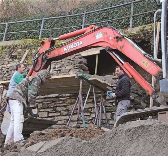 Am Ankerpfad haben die Arbeiten begonnen. privat