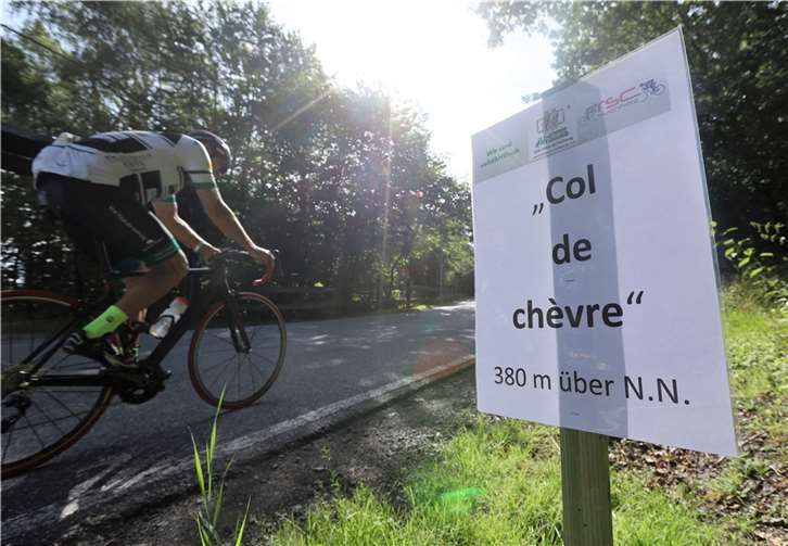Am „Col de Chèvre“ war der höchste Punkt der Strecke erreicht. Fotos: privat