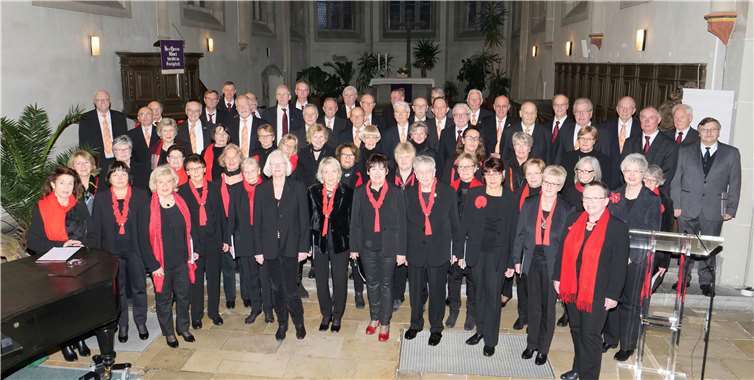 Am Ende des Konzertes sangen alle Chöre gemeinsam. privat