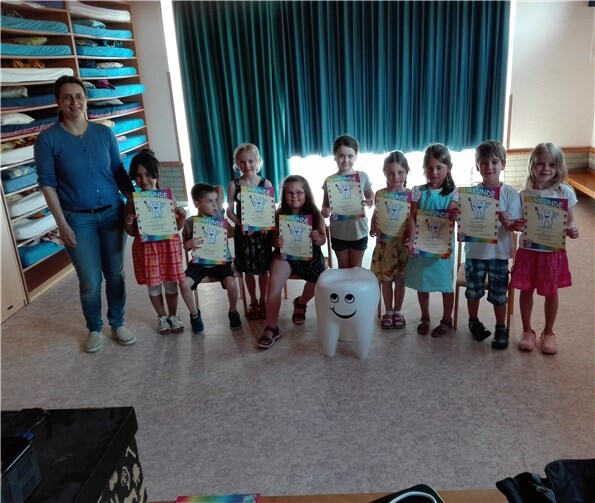 Am Ende des Nachmittages gab es für alle Kinder eine Teilnehmerurkunde. privat