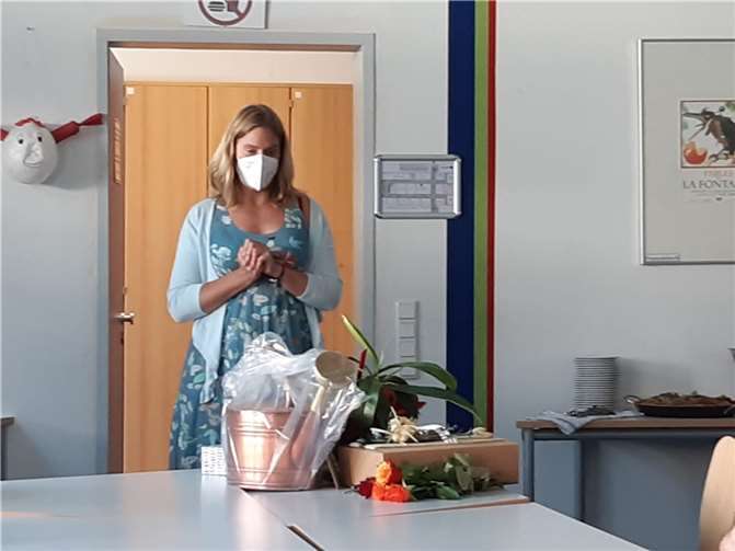 Am Ende des Schuljahres verabschiedete sich die geschätzte und beliebte Biologie- und Geschichtslehrerin Tanja Otto vom EKG.