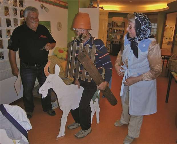 Am Ende war „Peter“ als Reiter ausgestattet. privat