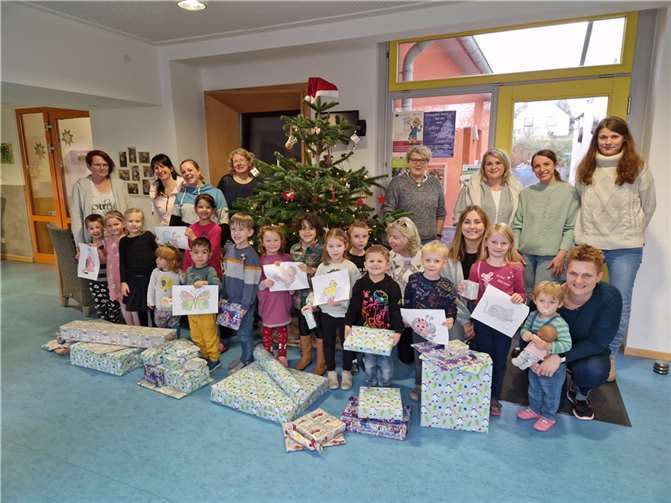 Am Freitag, dem 15. Dezember 2023, herrschte große Freude in der Kindertagesstätte Arche Noah in Plaidt.  Foto:privat