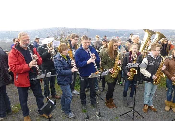 Am Heiligen Abend ließen die Burgbläser das Jahr mit ihrem traditionellen Konzert ausklingen.privat