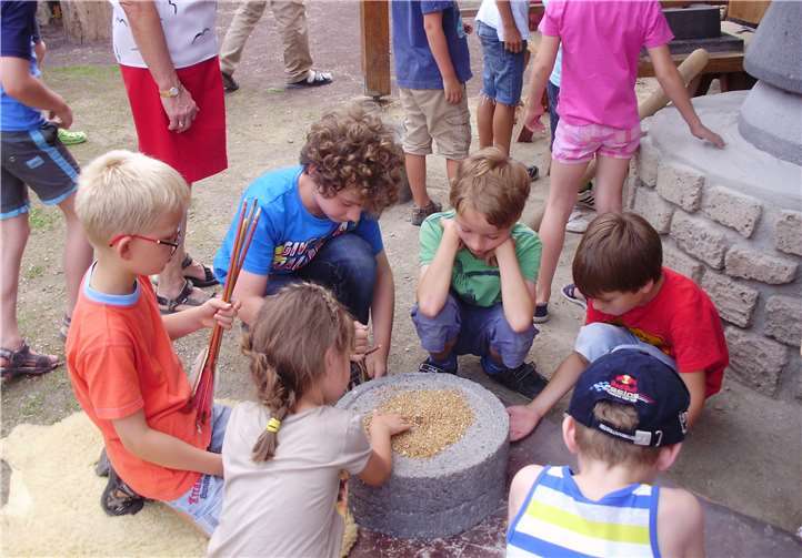 Am Kindertag erhalten die Besucherinnen und Besucher einen authentischen Einblick in das Leben der alten Römer. Foto: privat
