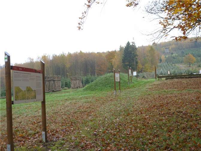 Am Limes-Lehrpfad.  Foto: privat