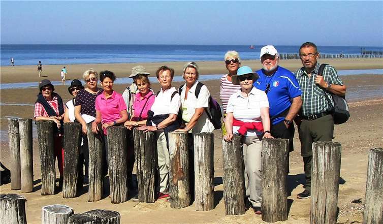 Am Meer entlang zum Zwischenstopp Zoutelande. privat