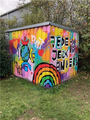 Am Mittwoch, dem 30. Oktober, fand im Villiper Jugendhaus ein außergewöhnlicher Graffiti-Workshop im Rahmen des Projekts „Spraydays“ statt. Foto: Gemeinde Wachtberg