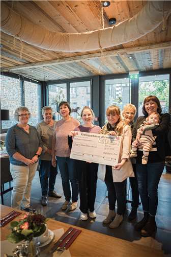Am Montag, dem 6. Mai, fand die feierliche Übergabe des Spendenschecks statt.  Foto: Joshua Motzny