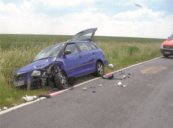 Am Ortsausgang von Königsfeld kam es am vergangenen Sonntag zu einem schweren Unfall.