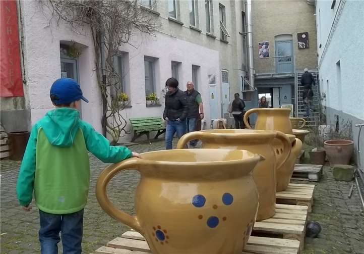 Am Ostermontag wird es tolle Kunstwerke aus Keramik zu bestaunen geben. privat