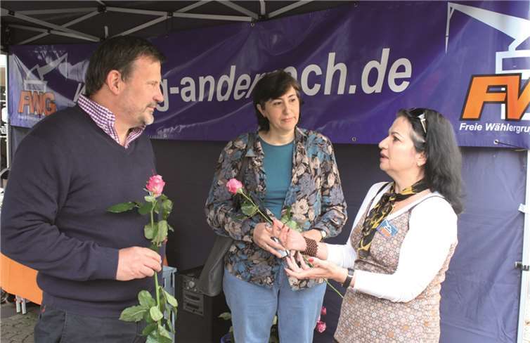 Am Samstag, 23. Mai, gibt es wieder einen Infostand.privat
