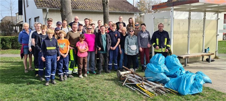 Am Samstag, 7. März, fand wieder der Lüftelberger Dorfputz statt. Foto: privat