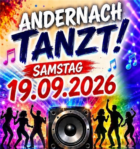 Am Sasmtag 19.September heißt es wieder „Andernach tanzt“