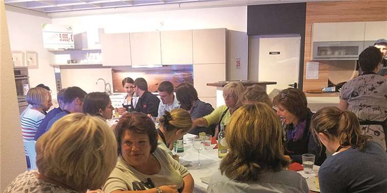 Am Schluss konnte jeder Besucher die unterschiedlichsten Köstlichkeiten probieren und alle Rezepte mit nach Hause nehmen.